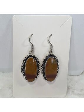 Mookaite Jasper 925 Gemstone Earring